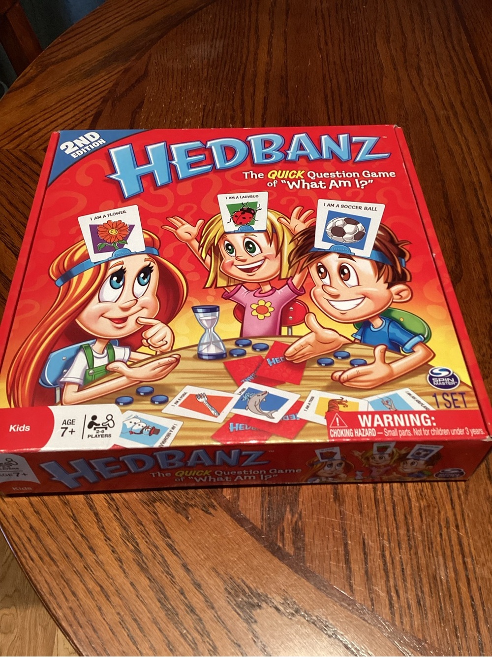 Hedbanz 2nd Edition Board Game Guessing Game Family Fun Headbands Complete